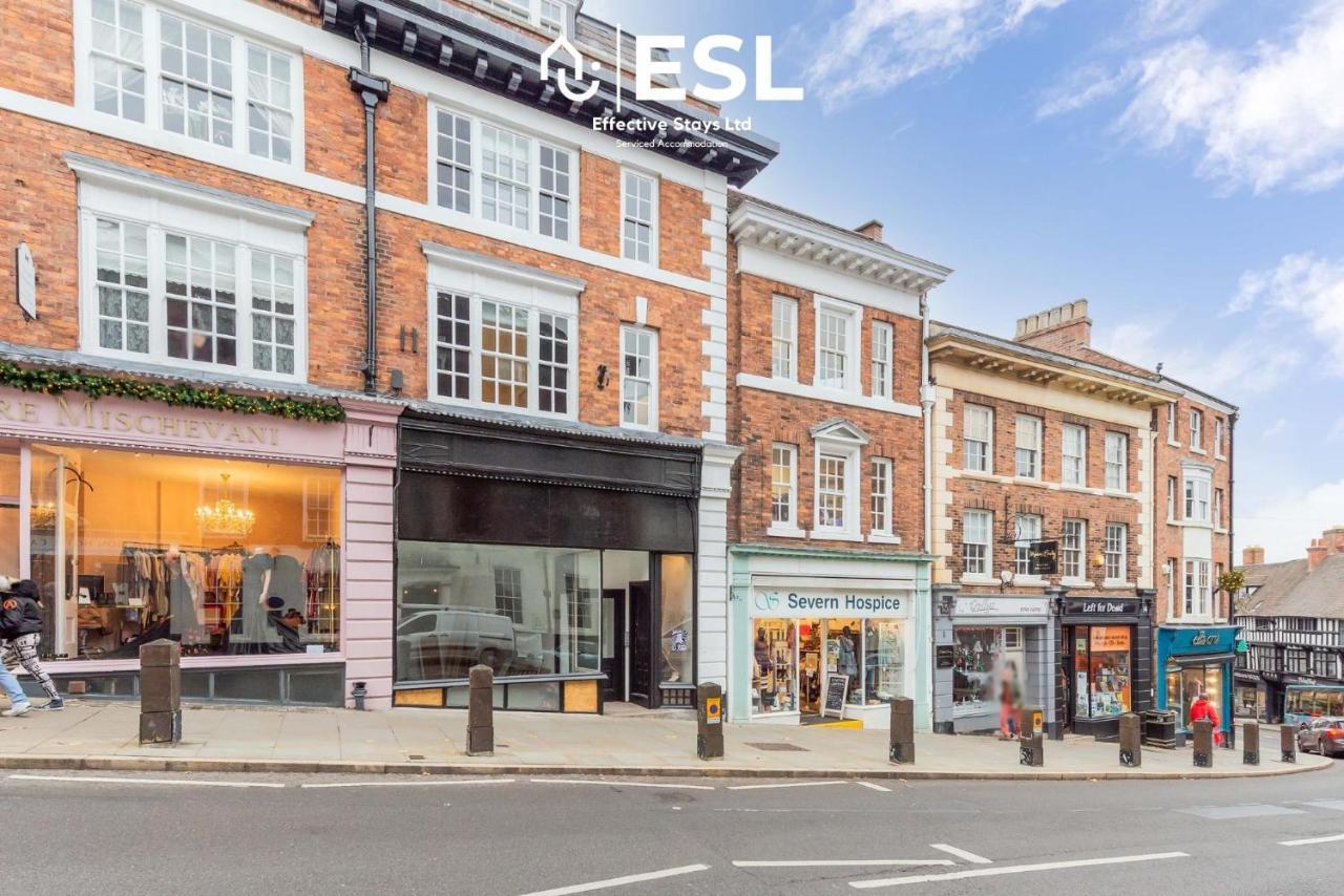 Studio 1, First Floor Town Centre Apartment Shrewsbury Dış mekan fotoğraf